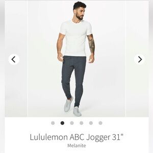 Lululemon ABC Jogger 30” Men’s Medium Warpstreme Athletic Stretch Comfort $128
